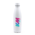 Garrafa de aço inoxidável para sublimação 700 ml cor branco vista detalhe 1