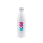 Garrafa de aço inoxidável para sublimação 700 ml cor branco vista detalhe 5