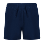 Calções de banho poliéster 2 bolsos laterais 100 g/m2 Roly Direct Aqua cor azul-marinho segunda vista