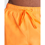 Calções de banho poliéster 2 bolsos laterais 100 g/m2 Roly Direct Aqua cor cor-de-laranja fluorescente vista detalhe 1