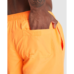 Calções de banho poliéster 2 bolsos laterais 100 g/m2 Roly Direct Aqua cor cor-de-laranja fluorescente vista detalhe 2