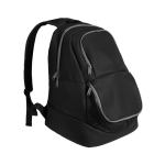 Mochila desportiva com bolso para sapatos e costas almofadadas 31L cor preto segunda vista