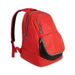Mochila desportiva com bolso para sapatos e costas almofadadas 31L cor vermelho segunda vista