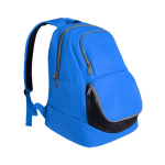Mochila desportiva com bolso para sapatos e costas almofadadas 31L cor azul real segunda vista