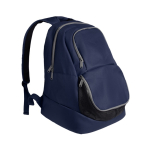 Mochila desportiva com bolso para sapatos e costas almofadadas 31L cor azul-marinho segunda vista