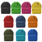 Mochila de poliéster 900D multiusos com compartimento principal cor amarelo vista detalhe 2