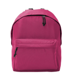 Mochila de poliéster 900D multiusos com compartimento principal cor cor-de-rosa segunda vista