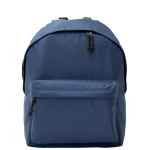 Mochila de poliéster 900D multiusos com compartimento principal cor azul-marinho segunda vista