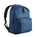 Mochila de poliéster 900D multiusos com compartimento principal cor azul-marinho primeira vista de uso