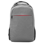 Mochila de poliéster marmoreado com compartimento para PC cor cinzento segunda vista