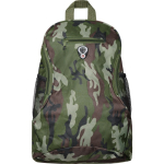 Mochila barata de poliéster com diversos compartimentos Travel cor camuflagem segunda vista