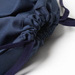 Mochila de cordão estilo desportivo de poliéster 150 g/m2 cor azul-marinho vista detalhe 1
