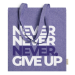 Saco de algodão reciclado colorido resistente 8 kg 120 g/m2 Eco Recycle cor vermelho vista detalhe 2