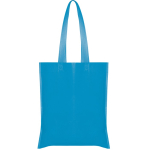 Saco non-woven com asas compridas termosseladas e resistência 6 kg cor azul pastel segunda vista