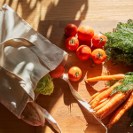 Saco de algodão em cor natural com asas compridas 180 g/m2 cor natural vista detalhe 1