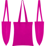 Saco de tecido de algodão com asa comprida em várias cores cor cor-de-rosa vista detalhe 1