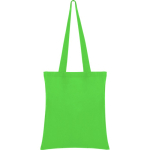 Saco de tecido de algodão com asa comprida em várias cores cor verde-claro segunda vista