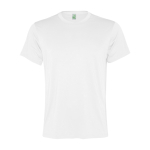 T-shirt técnica poliéster reciclado para homem 100 g/m2 Roly Direct Slam cor branco segunda vista