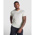 T-shirt técnica poliéster reciclado para homem 100 g/m2 Roly Direct Slam cor verde suave primeira vista de uso