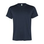 T-shirt técnica poliéster reciclado para homem 100 g/m2 Roly Direct Slam cor azul-marinho segunda vista