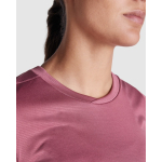 T-shirt manga curta poliéster reciclado para mulher 100 g/m2 Roly Direct Slam cor branco vista detalhe 3