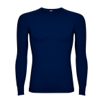 T-shirt térmica sem costuras adaptável 200 g/m² Roly Direct Prime cor azul-marinho segunda vista