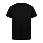 T-shirt técnica de manga curta de poliéster 135 g/m2 Roly Direct Daytona cor preto segunda vista