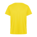 T-shirt técnica de manga curta de poliéster 135 g/m2 Roly Direct Daytona cor amarelo segunda vista