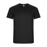 T-shirt técnica de manga curta de tecido reciclado 135 g/m2 Roly Direct Imola cor cinzento topo segunda vista