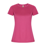 T-shirt técnica de poliéster reciclado para mulher 135 g/m2 Roly Direct Imola cor cor-de-rosa segunda vista