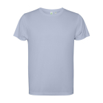 T-shirt técnica de poliéster reciclado 125 g/m2 Roly Direct Estoril cor azul acinzentado segunda vista