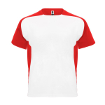 T-shirt técnica de poliéster com manga raglan 140 g/m2 Roly Direct Bugatti cor castanho acinzentado segunda vista
