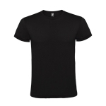 T-shirt de manga curta tubular de algodão 150 g/m2 Roly Direct Atomic cor preto segunda vista