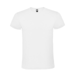 T-shirt de manga curta tubular de algodão 150 g/m2 Roly Direct Atomic cor branco segunda vista