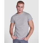 T-shirt de manga curta tubular de algodão 150 g/m2 Roly Direct Atomic cor azul-marinho sétima visto de uso