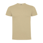 T-shirt de manga curta de algodão 165 g/m2 Roly Direct Dogo Premium cor areia segunda vista
