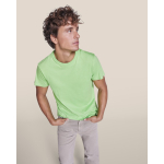 T-shirt de manga curta de algodão 165 g/m2 Roly Direct Dogo Premium cor verde-claro quarta vista de uso