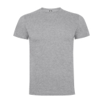 T-shirt de manga curta de algodão 165 g/m2 Roly Direct Dogo Premium cor cinzento-claro mesclado segunda vista