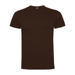 T-shirt de manga curta de algodão 165 g/m2 Roly Direct Dogo Premium cor castanho escuro segunda vista