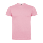 T-shirt de manga curta de algodão 165 g/m2 Roly Direct Dogo Premium cor cor-de-rosa claro segunda vista