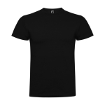 T-shirt de manga curta de algodão penteado 180 g/m2 Roly Direct Braco cor preto segunda vista