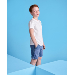 T-shirt de manga curta de algodão penteado 180 g/m2 Roly Direct Braco cor branco segunda vista de uso