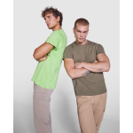 T-shirt de manga curta de algodão penteado 180 g/m2 Roly Direct Braco cor branco terceira vista de uso