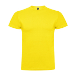 T-shirt de manga curta de algodão penteado 180 g/m2 Roly Direct Braco cor amarelo segunda vista