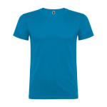 T-shirt de manga curta de algodão e malha lisa 155 g/m2 Roly Direct Beagle cor azul segunda vista