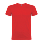 T-shirt de manga curta de algodão e malha lisa 155 g/m2 Roly Direct Beagle cor vermelho segunda vista
