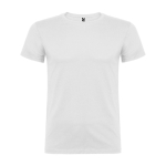 T-shirt de manga curta de algodão e malha lisa 155 g/m2 Roly Direct Beagle cor branco segunda vista