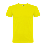 T-shirt de manga curta de algodão e malha lisa 155 g/m2 Roly Direct Beagle cor amarelo segunda vista