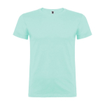 T-shirt de manga curta de algodão e malha lisa 155 g/m2 Roly Direct Beagle cor verde menta segunda vista