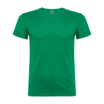 T-shirt de manga curta de algodão e malha lisa 155 g/m2 Roly Direct Beagle cor verde esmeralda segunda vista